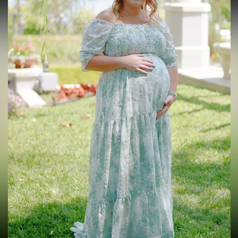 Baltic Born Light Green Maxi Dress